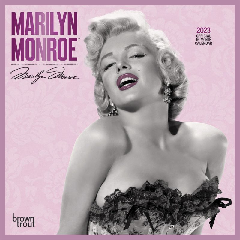Marilyn Monroe OFFICIAL | 2023 7 x 14 Inch Monthly Mini Wall Calendar |  Foil Stamped Cover